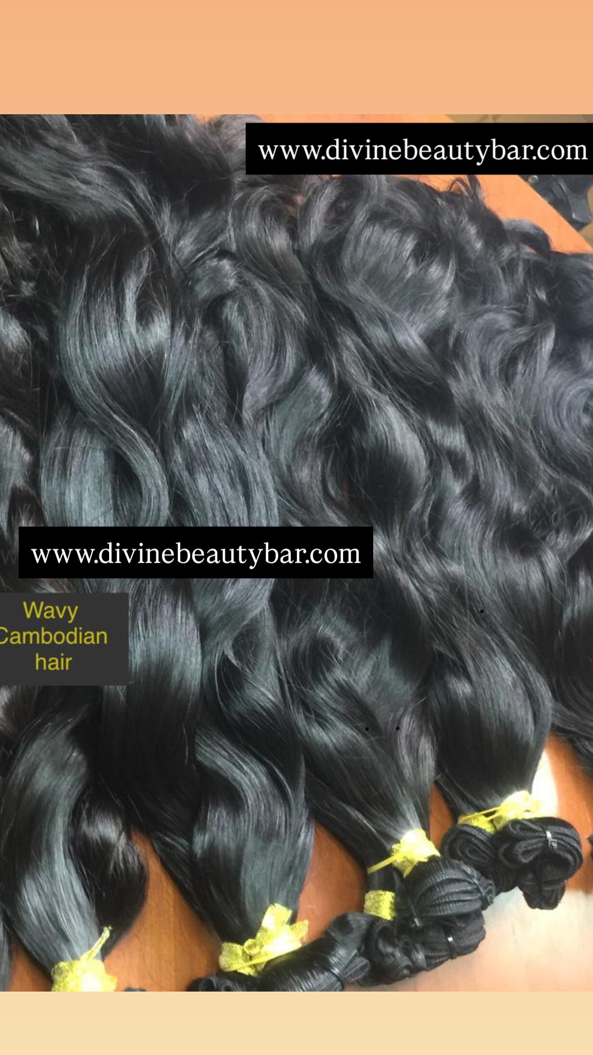 Raw Cambodian Naturally Wavy (12-16in)