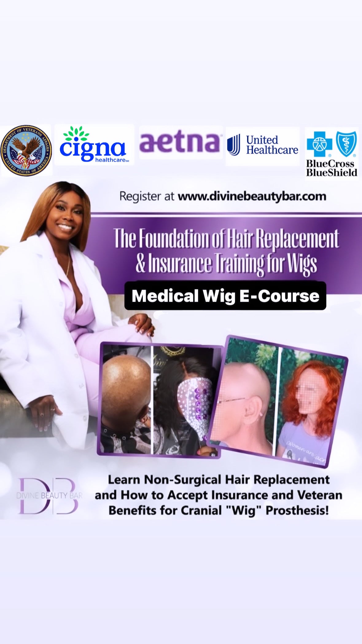 Medical Wig E-Course Bundle: Cranial Prosthesis E-Course & How to Accept Insurance/VA Benefits