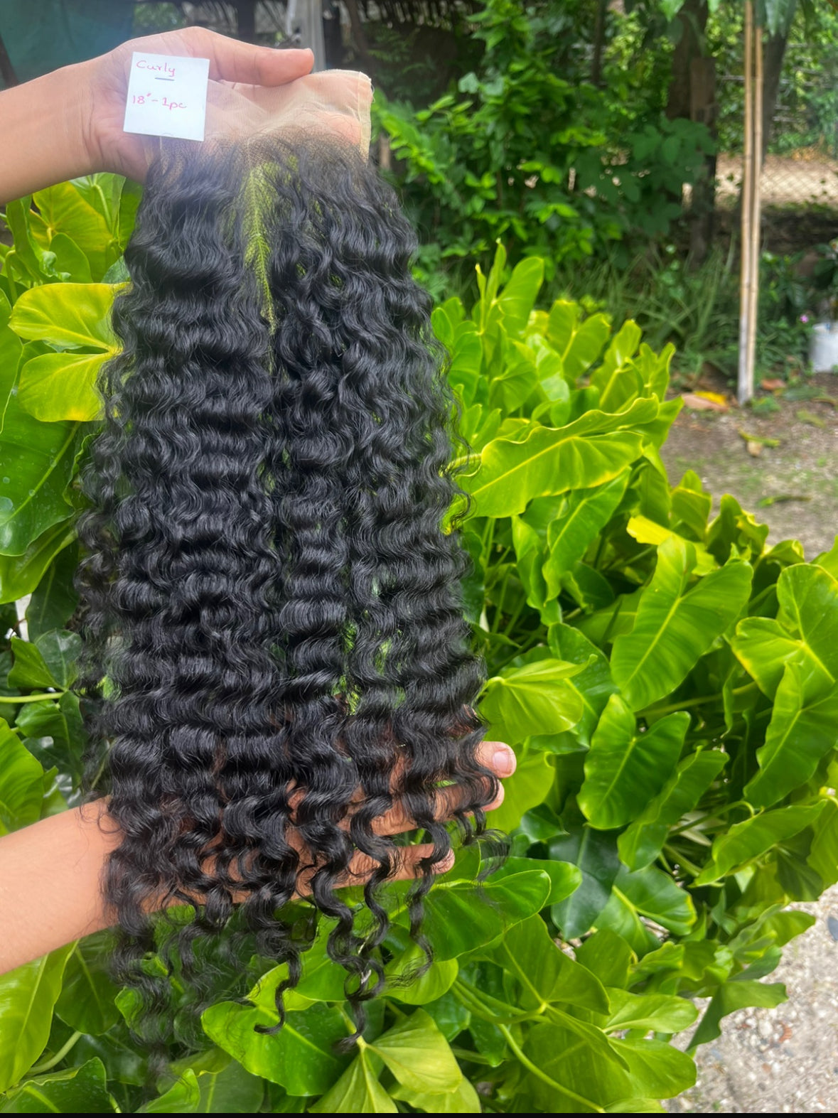 Raw Burmese 5x5 Closure Deep Curly (12-16in)