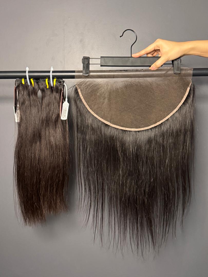 Indian Remy Straight HD 13x4 Frontal (18-20in)