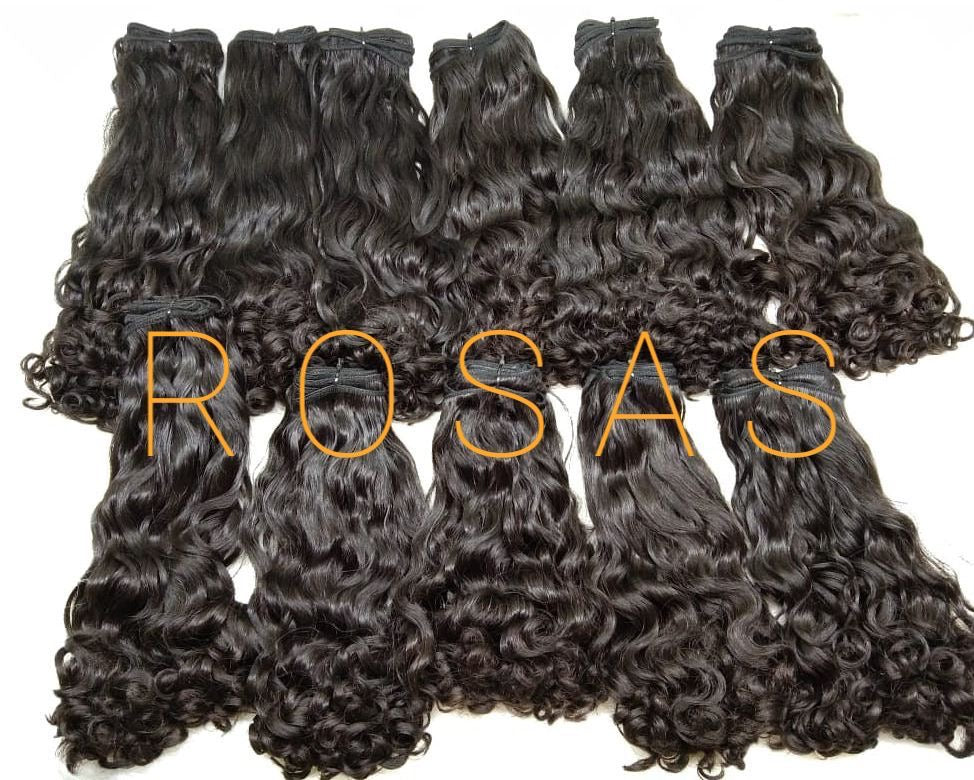 Raw Filipino 3 BUNDLE DEAL + 6x6 CLOSURE (ROSAS 18in Double Drawn) READY TO SHIP!