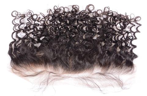 Raw Burmese Indian Curly Frontal (12-14in)
